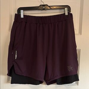 YoungLA Men’s Dark Purple Athletic Shorts